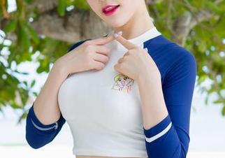 魅妍社 – 栗子Riz在校园里的私拍，为什么看了让人想多想？